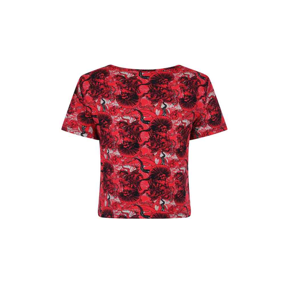 Banned - MAD DAME Crop top - Rood
